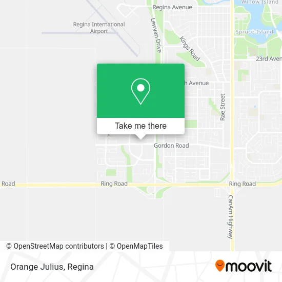 Orange Julius map