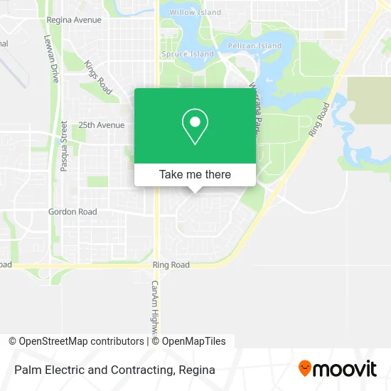 Palm Electric and Contracting map