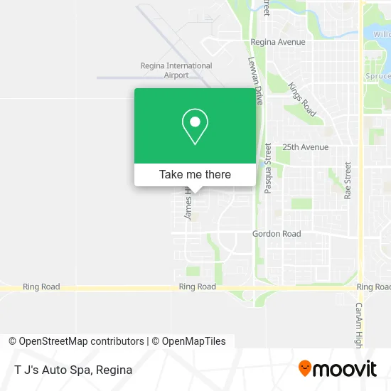 T J's Auto Spa map