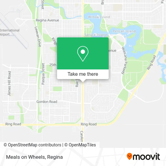 Meals on Wheels map