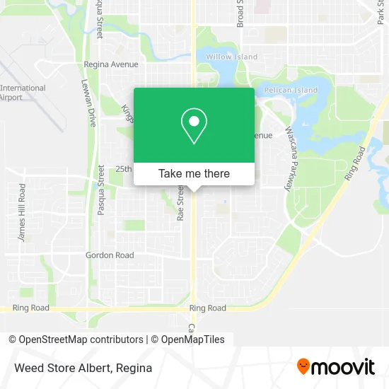 Weed Store Albert map