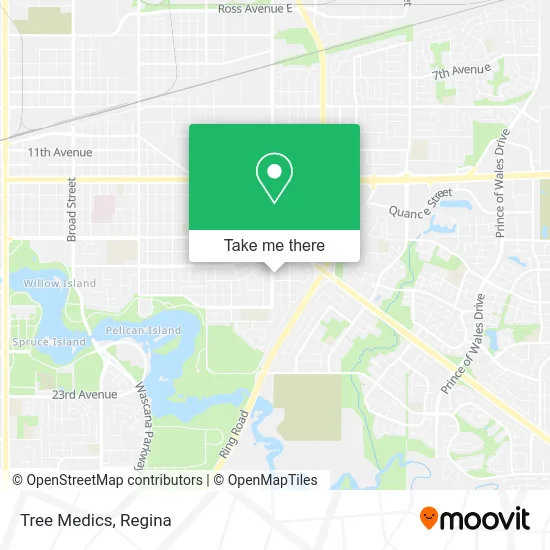 Tree Medics map