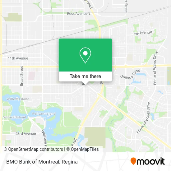 BMO Bank of Montreal map