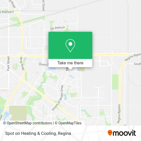 Spot on Heating & Cooling map