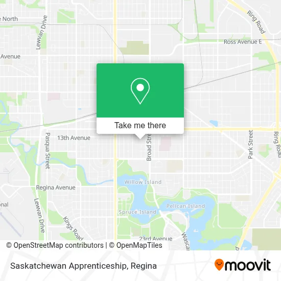 Saskatchewan Apprenticeship map