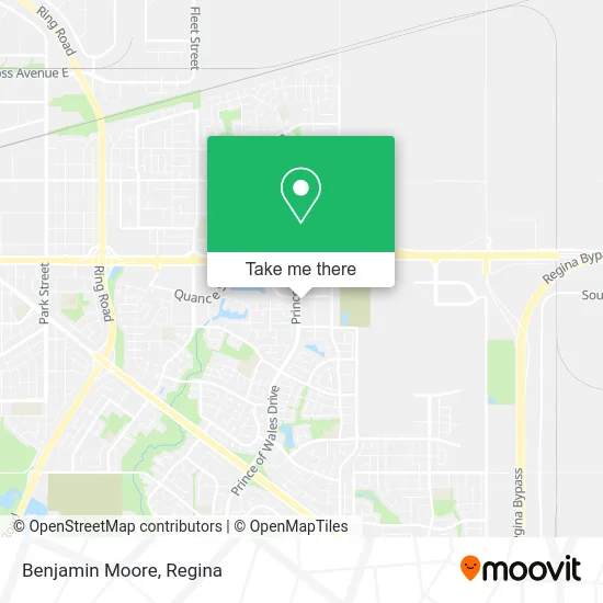 Benjamin Moore map