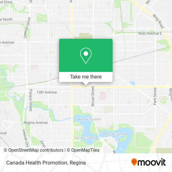 Canada Health Promotion map