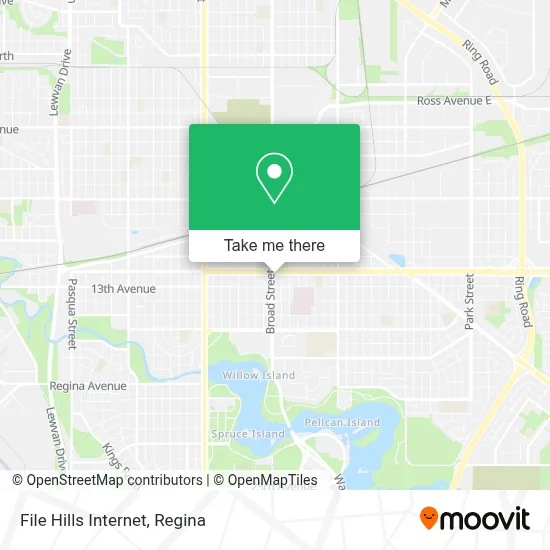 File Hills Internet map