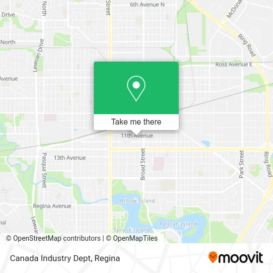 Canada Industry Dept map