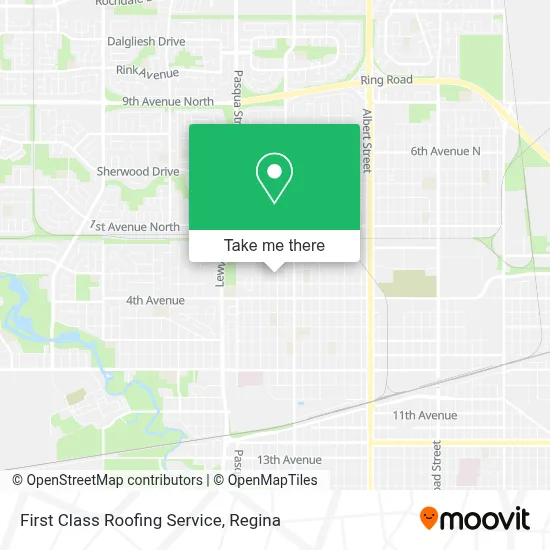 First Class Roofing Service map