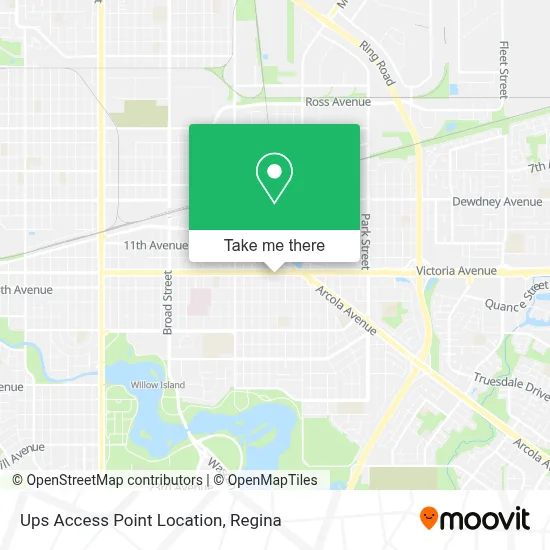 Ups Access Point Location map
