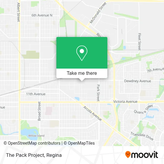The Pack Project map