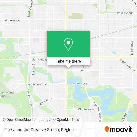 The Junction Creative Studio map