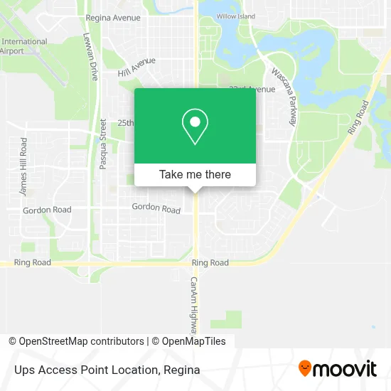 Ups Access Point Location map