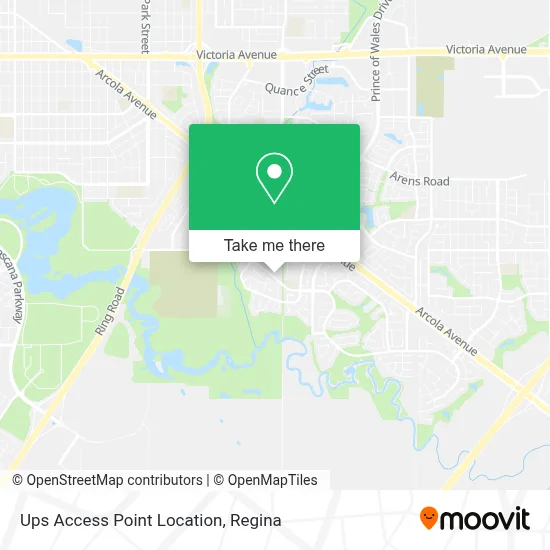 Ups Access Point Location map