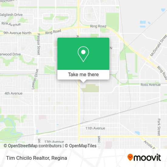 Tim Chicilo Realtor map
