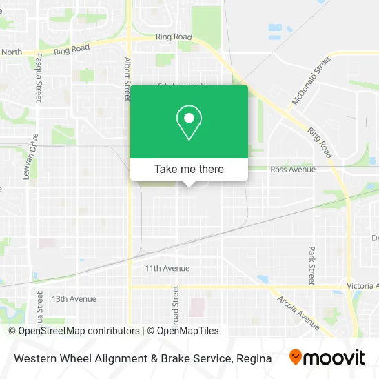 Western Wheel Alignment & Brake Service map
