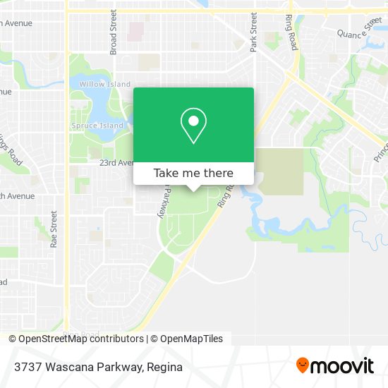 3737 Wascana Parkway map