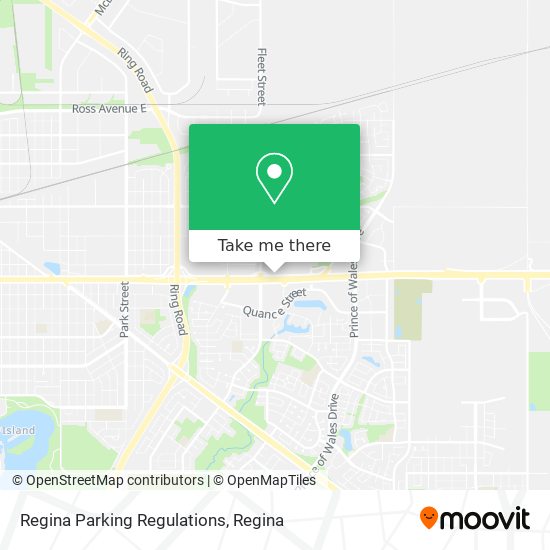 Regina Parking Regulations map