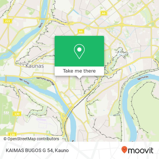 KAIMAS BUGOS G 54 map