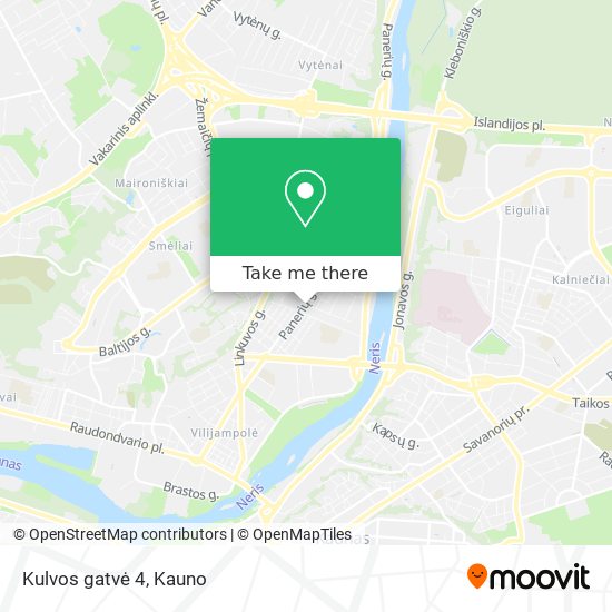 Kulvos gatvė 4 map