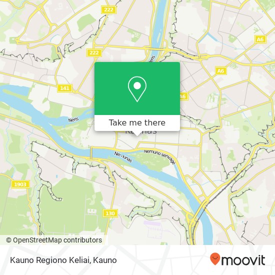Kauno Regiono Keliai map