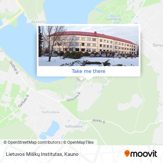 Lietuvos Miškų Institutas map