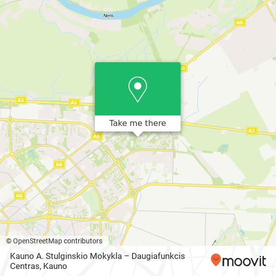 Kauno A. Stulginskio Mokykla – Daugiafunkcis Centras map