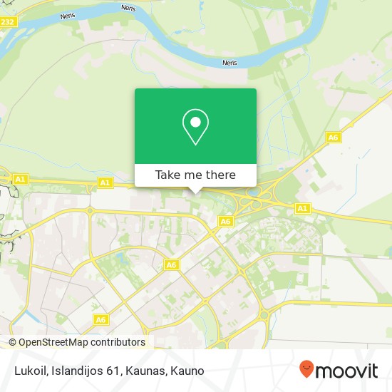 Lukoil, Islandijos 61, Kaunas map