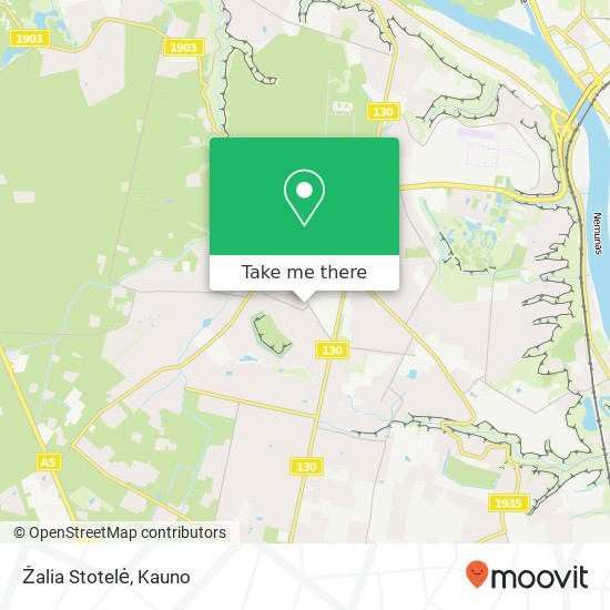 Žalia Stotelė map