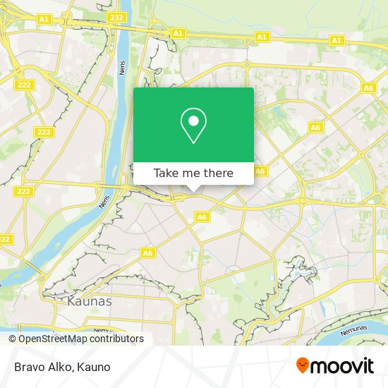 Bravo Alko map