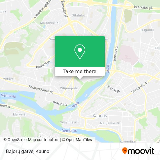 Bajorų gatvė map