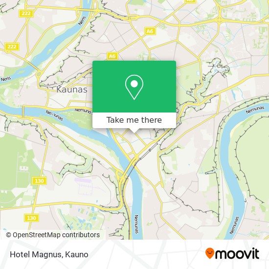 Hotel Magnus map