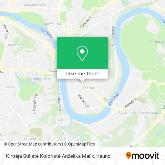 Kirpėja Stilistė Koloristė Anželika Malik map