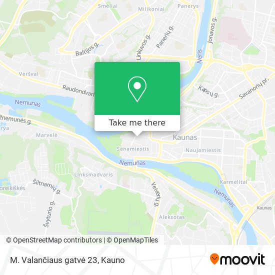 M. Valančiaus gatvė 23 map