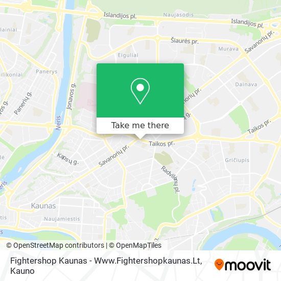Fightershop Kaunas - Www.Fightershopkaunas.Lt map