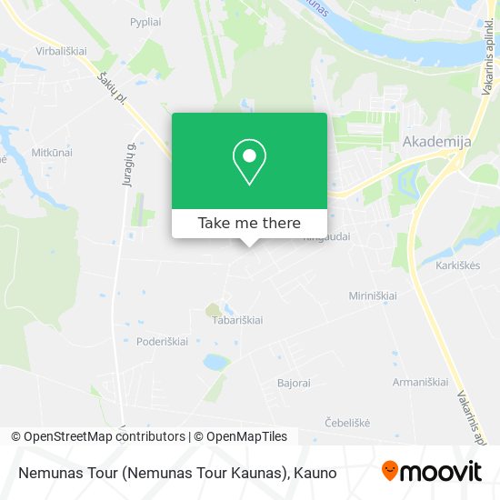 Nemunas Tour (Nemunas Tour Kaunas) map