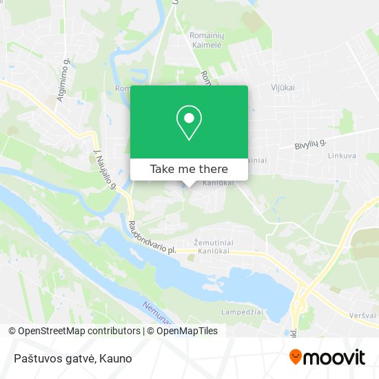 Paštuvos gatvė map
