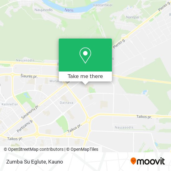 Zumba Su Eglute map