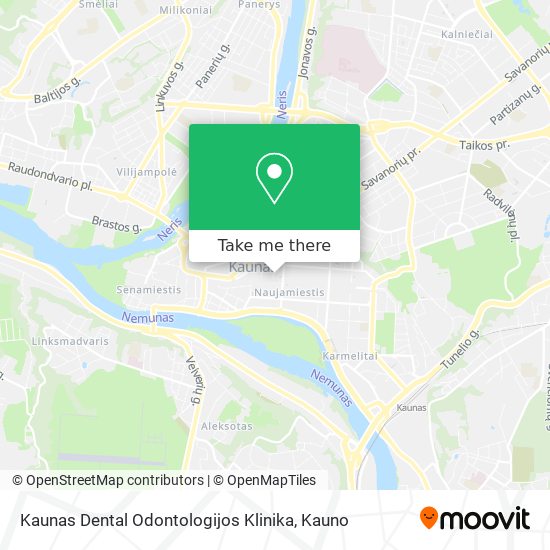 Kaunas Dental Odontologijos Klinika map