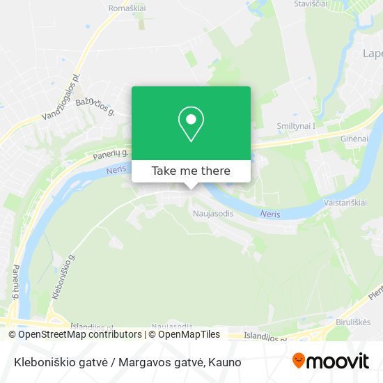 Kleboniškio gatvė / Margavos gatvė map