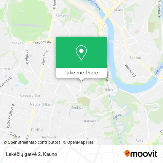 Lekėčių gatvė 2 map