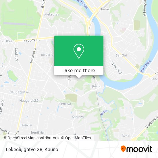 Lekėčių gatvė 28 map