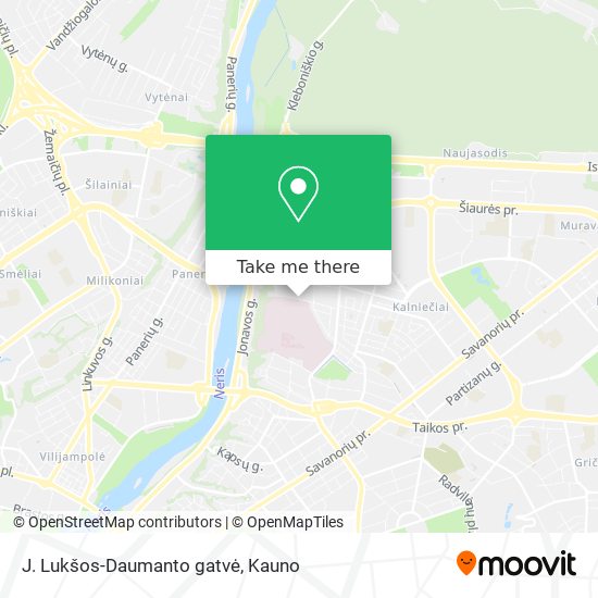 J. Lukšos-Daumanto gatvė map