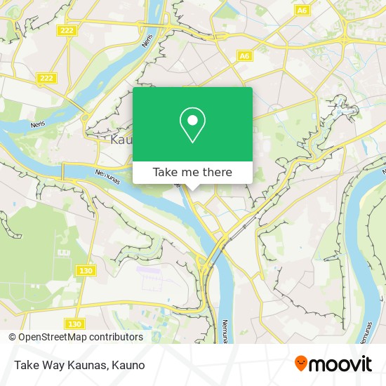 Карта Take Way Kaunas