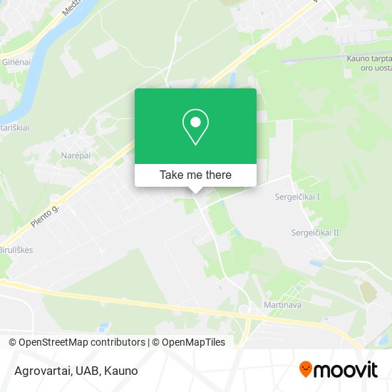 Agrovartai, UAB map