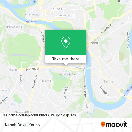 Kebab Drive map