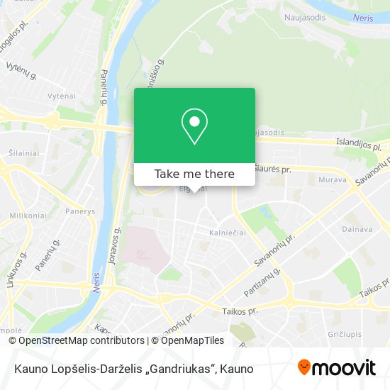 Kauno Lopšelis-Darželis „Gandriukas“ map