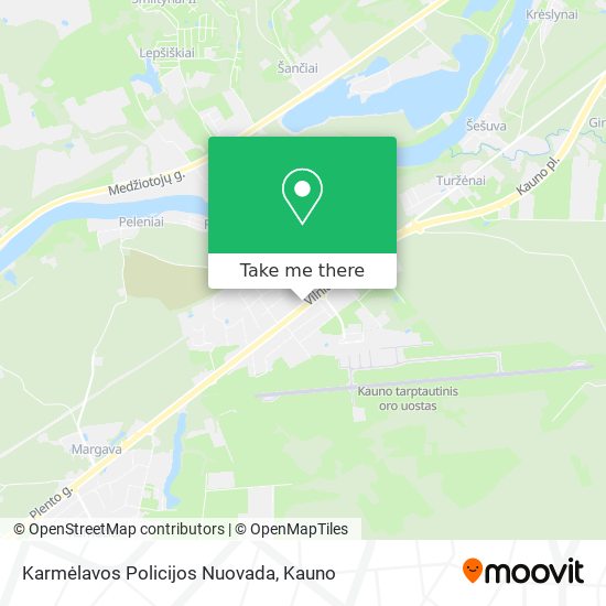 Карта Karmėlavos Policijos Nuovada