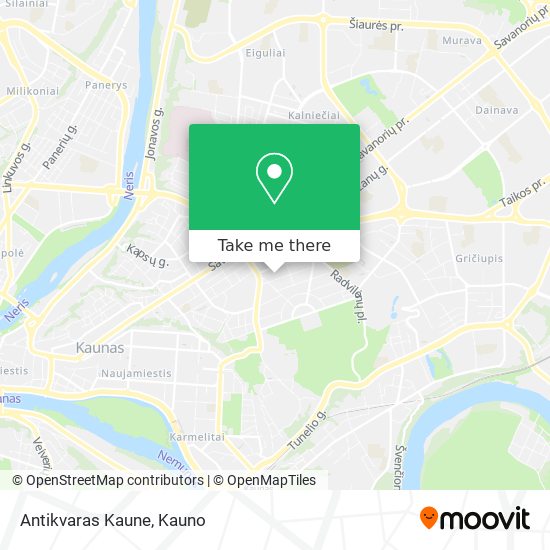 Antikvaras Kaune map